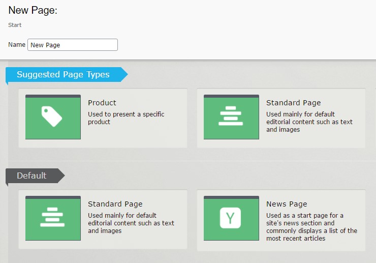 ContentType preview images w. icons
