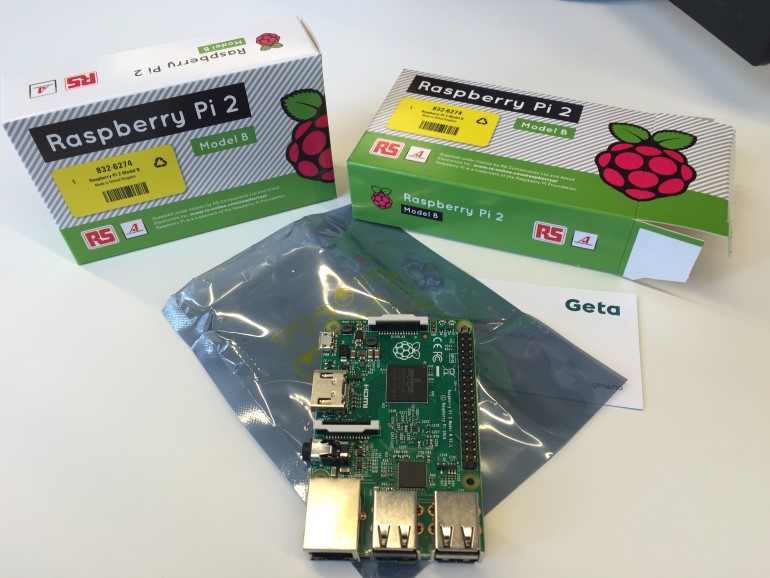 Raspberry Pi 2 hos Geta